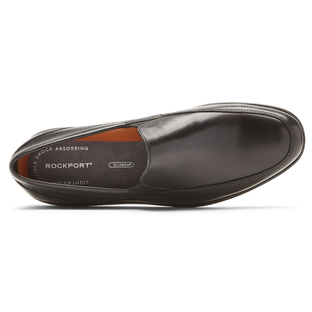 Mocassins Rockport Homem Pretas - Garett Venetian - 21867CJNS